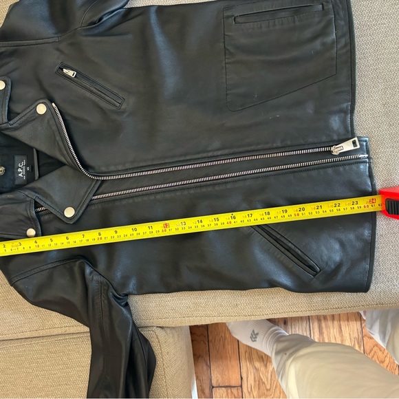 A.P.C. - leather motorcycle jacket - xs - Picture 9 of 14